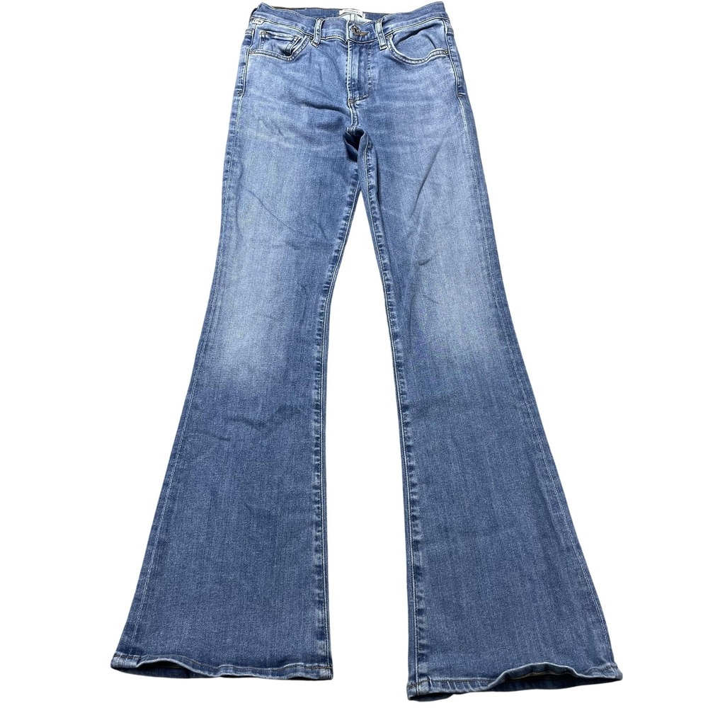 Citizens Of Humanity Emannuelle Jeans Womens 24 Light Wash Mid Rise Flare 24x30